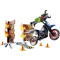Playmobil Μηχανή Motocross Με Φλεγόμενο Τοίχο  (70553)