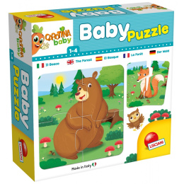 Επιτραπέζιο Carotina Baby Puzzle Il Bosco  (80076)