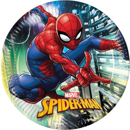 Party Πιατα Μεγαλα Χάρτινα Spiderman Team Up 23 εκ. 8 τμχ  (93433)