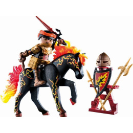 Playmobil  Burnham Raiders Ιππότης και Άλογο της Φωτιάς  (71213)