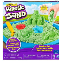 Kinetic Sand Σούπερ Σετ με Αμμο Πράσινο  (20106637)