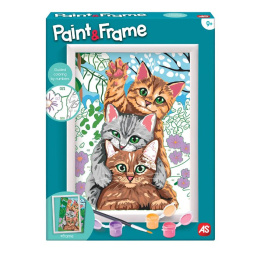 Ζωγραφίζω με Αριθμούς Paint And Frame Kitties  (1038-41010)