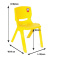 Pilsan Πλαστική Καρέκλα Κίτρινη  (03-461)