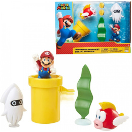 Super Mario Διοραμα Underwater Με 5 Φιγούρες  (JPA40016)