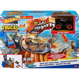 Hot Wheels Arena World Μεσαία Smashers Tiger Shark Spin-Out  (HNB93)