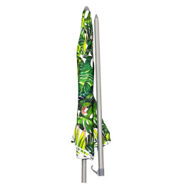 Ομπρέλα Θαλάσσης Πράσινη Floral 180cm  (21-02994)