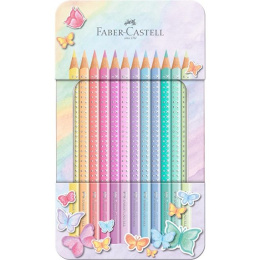 Faber Castell Ξυλομπογιές AWF Sparkle Metal Pastell 201910 12 Χρώματα  (108201910)