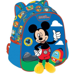 Σχολική Τσάντα Νηπιαγωγείου με 2 Θήκες Mickey Adventure Seeker  (000563361)