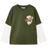Mayroal Mini Μπλούζα με Διπλά Μανίκια Χρώμα 58 Χακί  (13-04022-058)