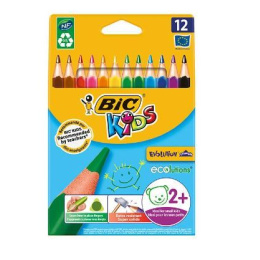 Bic Ξυλομπογιές Bic Kids Evolution Triangle 12Χρώματα  (829735)