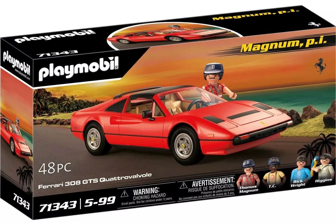 Playmobil Magnum P.I. Ferrari 308GT  (71343)