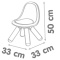 Smoby Παιδική Καρέκλα Chair Blue  (880108)