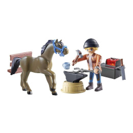 Playmobil Ο Πεταλωτής Ben Με Το Άλογο Achiles  (71357)