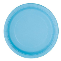Party Πιάτα Μεσαία Γαλάζιο 18εκ 8 τμχ  (U30896)