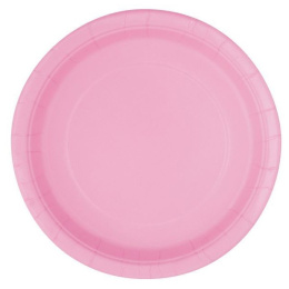Party Πιάτα Μεσαία Ροζ 18εκ 8 τμχ  (U30876)