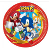 Party Πιάτα Mεγάλα Χάρτινα Sonic 23εκ 8 τεμ  (95645)