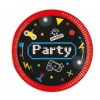 Party Πιάτα Μεσαία Χάρτινα Gaming Party 20εκ 8 τεμ  (93770)