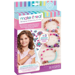 Make It Real-Bedazzled! Charm Brachelets-Blooming Creativity  (1202)