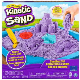 Kinetic Sand Σούπερ Σετ με Αμμο Μωβ  (20106638)