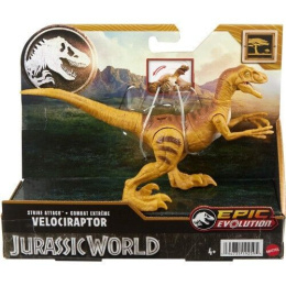 Jurassic World Νέες Φιγούρες Δεινοσαύρων Με Σπαστά Μέλη Velocilaptor  (HTK60)