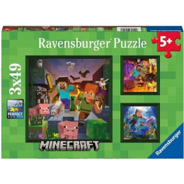 Παζλ 3Χ49 Ravensburger Minecraft Biomes  (05621)