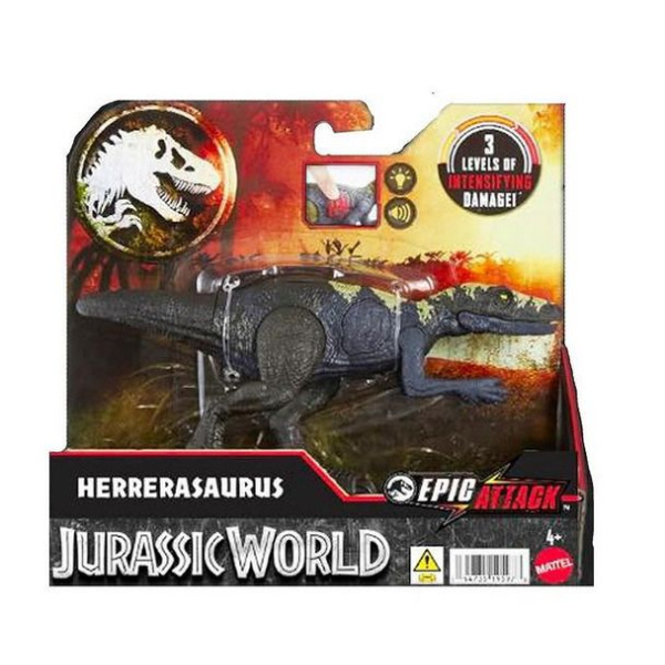 Jurassic World Epic Attack Herrerasaurus  (HTP66)