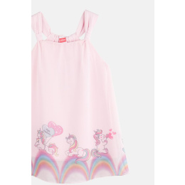 Joyce Φόρεμα Rainbow Unicorn Ροζ  (2411603-2)