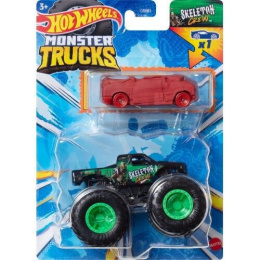 Hot Wheels Οχήματα Monster Trucks 1:64 - Skeleton Crew  (HWN44)