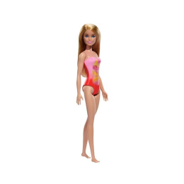 Barbie Beach Water Play με Ροζ Μαγιώ  (HPV19)