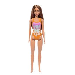 Barbie Beach Water Play με Πορτοκαλί Μαγιώ  (HPV21)
