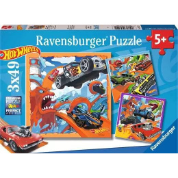 Ravensburger Puzzle 3x49 Hot Wheels  (05722)