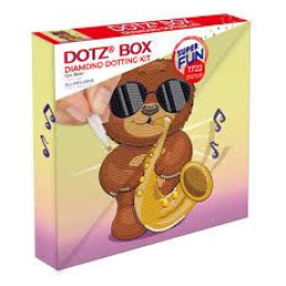 Diamond Dotz 22x22 Sax Bear  (DBX.079)
