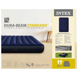 Ιntex Φουσκωτό Διπλό Στρώμα ύπνου Full Dura Beam Series Classic Downy Airbed  (64758)