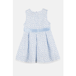 Joyce Mini Φόρεμα Λευκό με Μπλε Λουλούδια  (2441607-1)