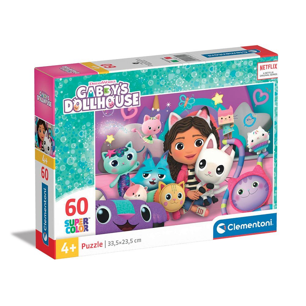 Clementoni Παζλ Super Color Gabby’s Dollhouse 60 τμχ (1200-26202 ...