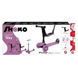 AS Λαμπάδα Πατίνι Scooter Shoko Premium 3in1 Ροζ  (5004-50506)