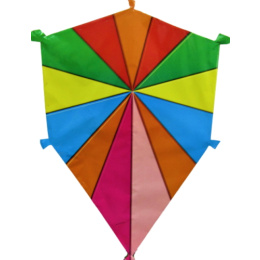 Χαρταετός Γύπας 1Μ Ολοχάρτινος Χρωματιστή Ουρά Τρίγωνα  (110-1)