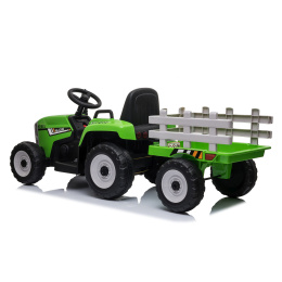 Τρακτέρ Tractor Trailer 12V 4.5Ah Πράσινο  (412230)
