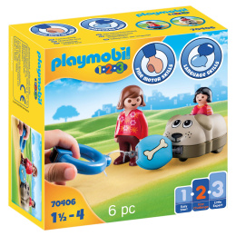 Playmobil Τρενάκι Με Βαγόνι-Σκυλάκι  (70406)
