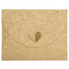 Ευχετήριο Καρτάκι Καρδιά Καφέ  (FHS003)